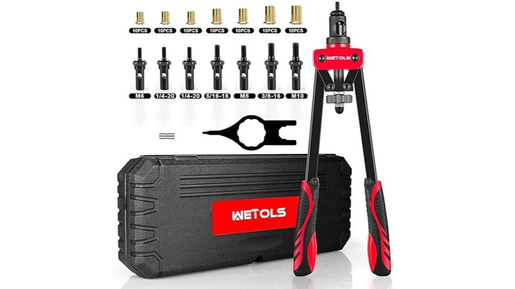complete rivnut tool set