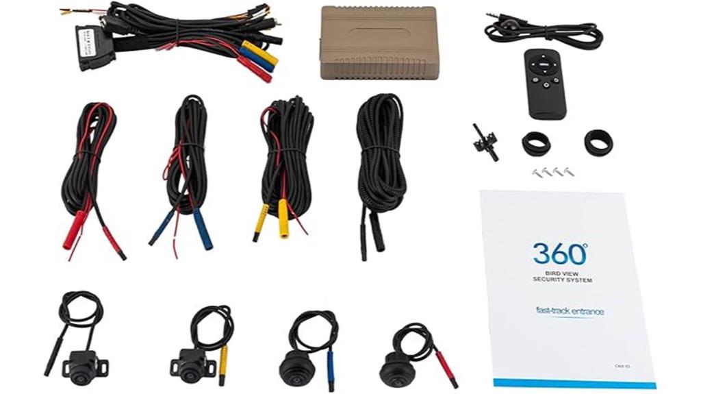 comprehensive 360 parking camera