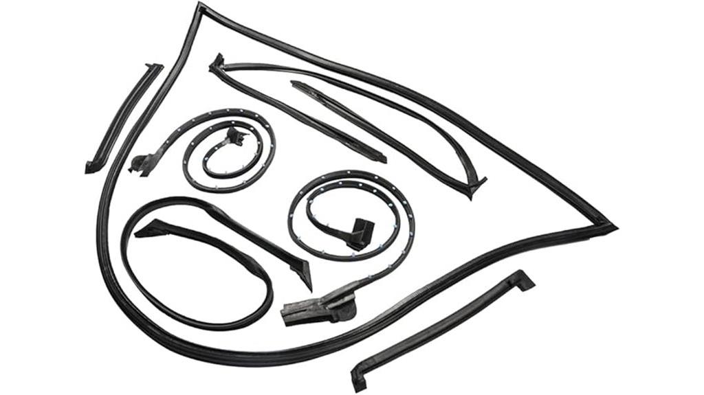 corvette c4 weather strip