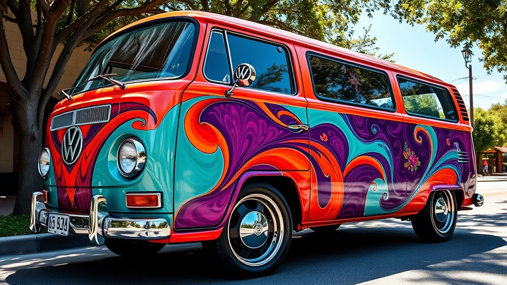 custom vw bus graphics
