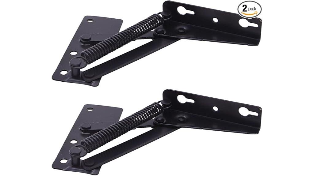 dual foldable lifting brackets