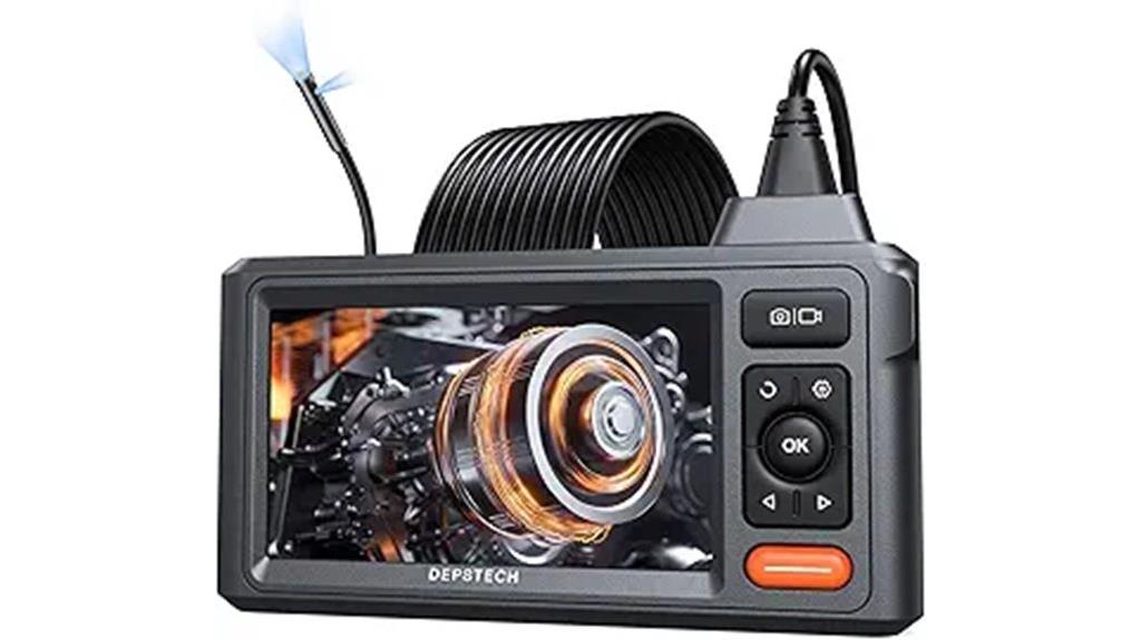 dual lens waterproof borescope