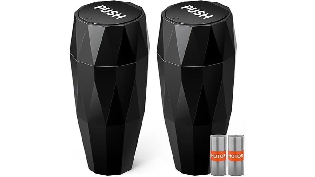 dual locking waterproof trash cans