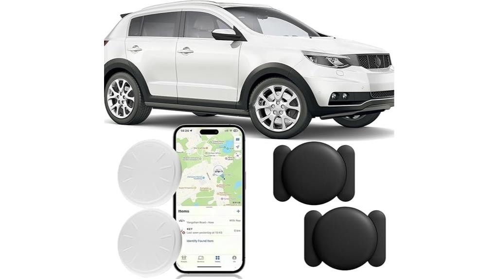 dual magnetic vehicle trackers