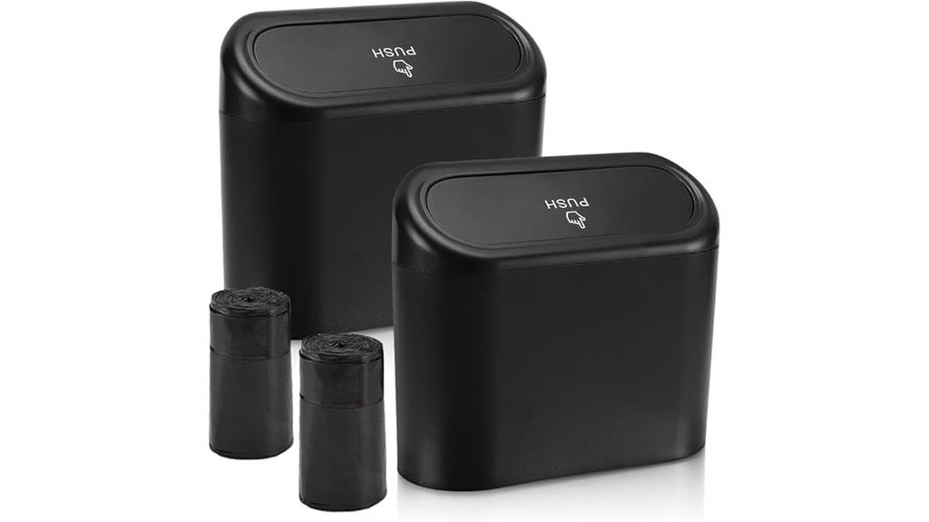 dual pack car trash cans