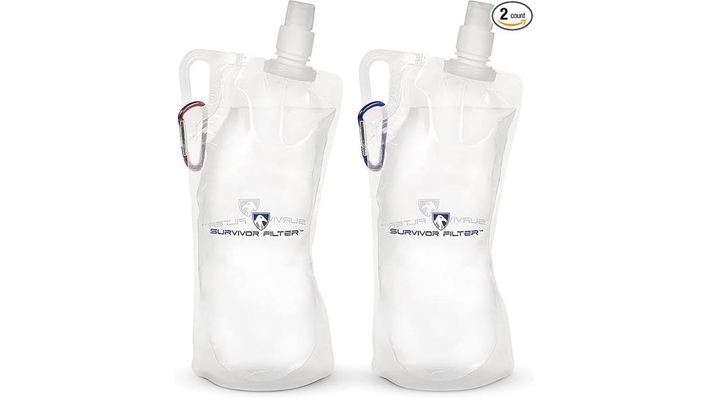 dual portable water bottles