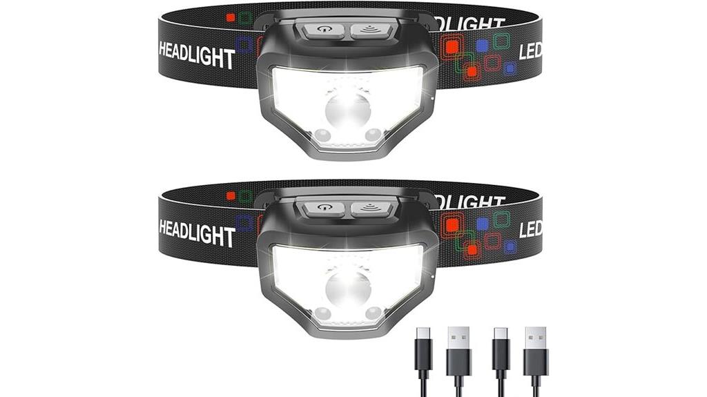 dual rechargeable led headlamps