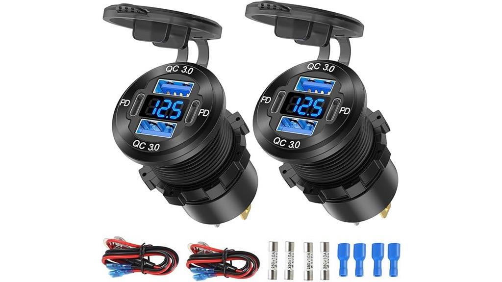 dual usb car chargers