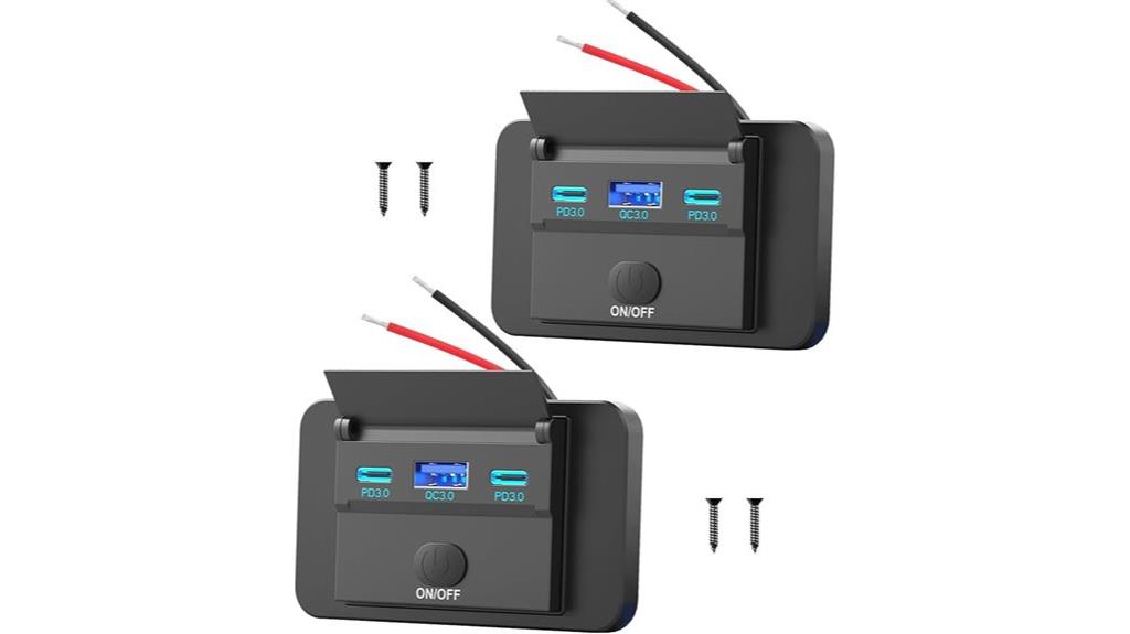 dual usb car chargers