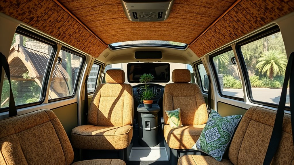 eco friendly materials in vw bus