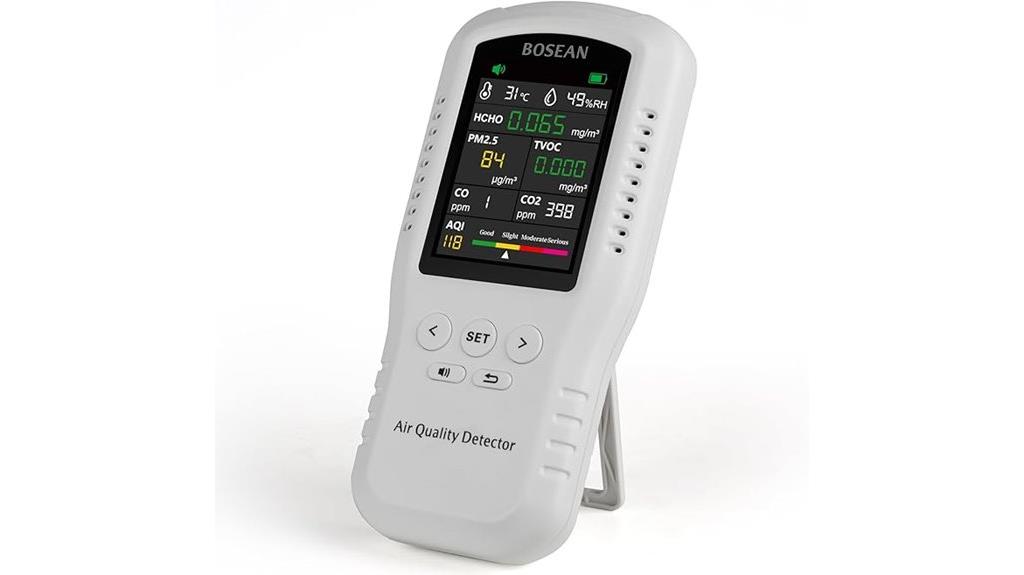 eight in one air quality monitor