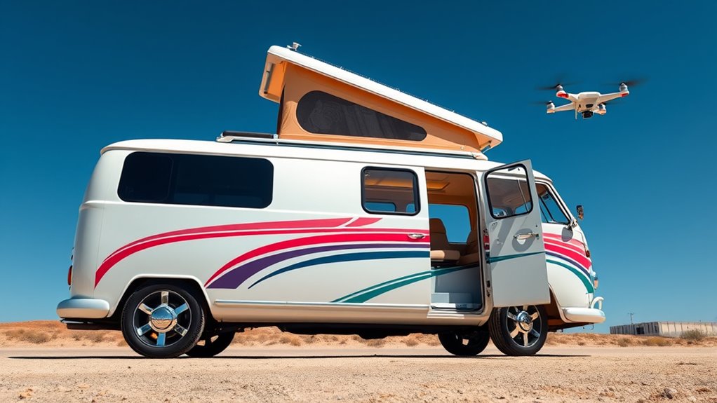 electric autonomous eco friendly camper