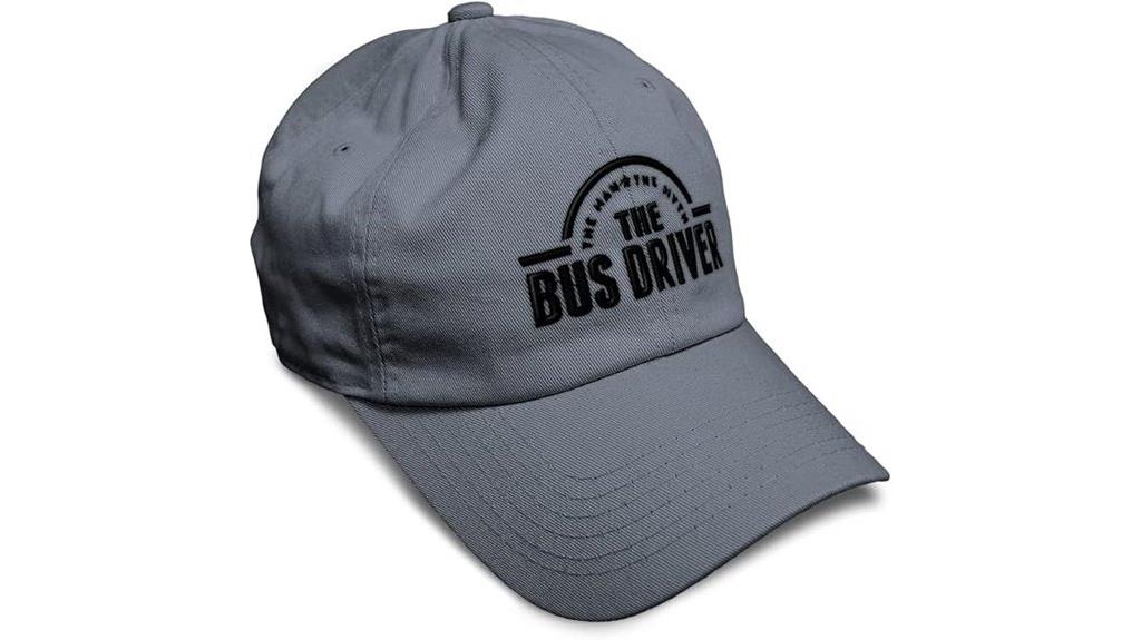 embroidered cotton baseball cap