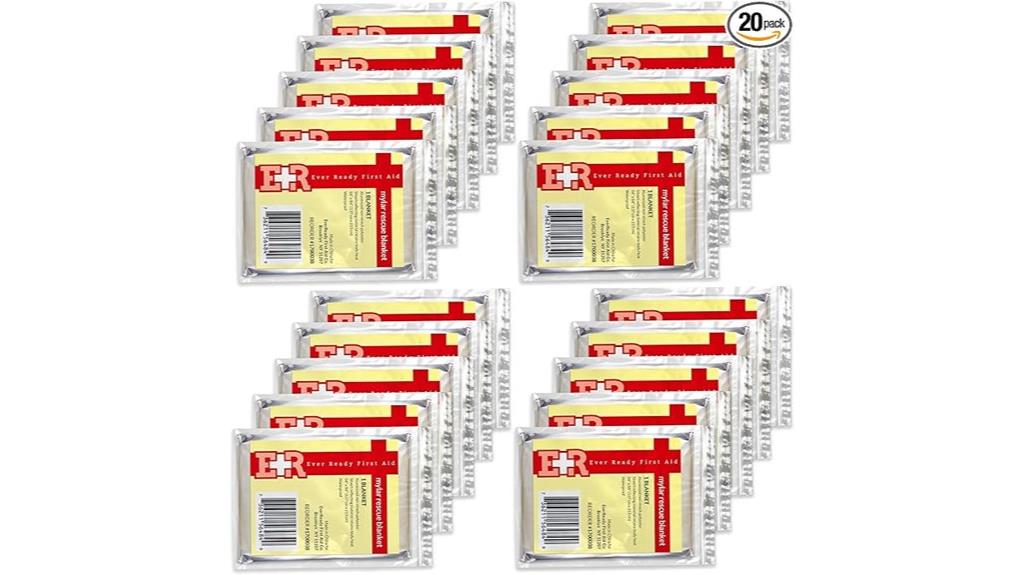 emergency thermal rescue blankets