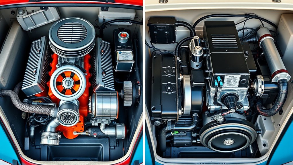 engine cooling system comparison