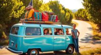 family vw bus adventure