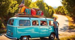 family vw bus adventure