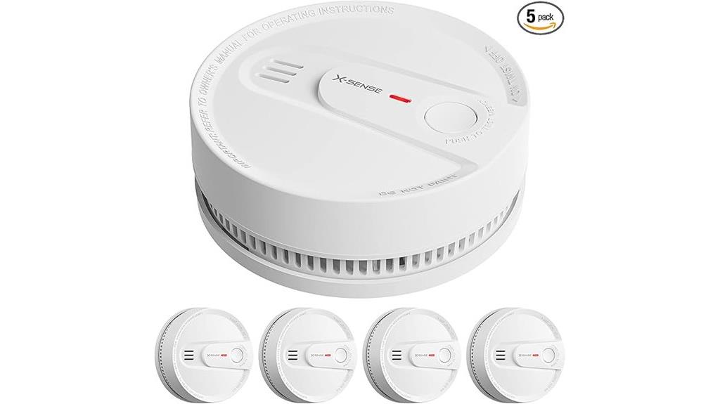 five pack smoke alarms