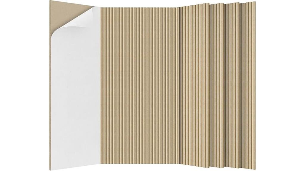five self adhesive soundproof panels