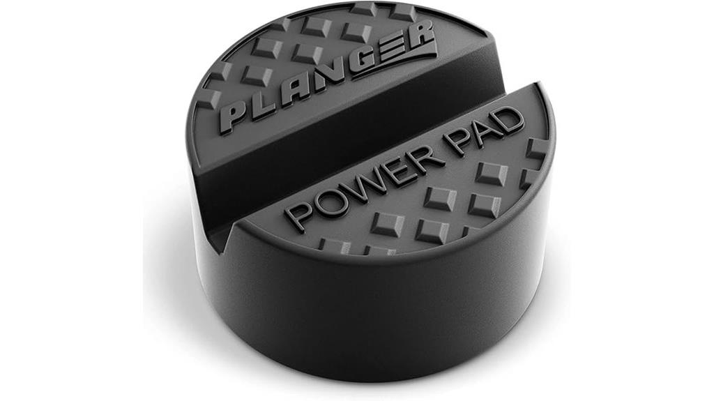 flat rubber jack pad