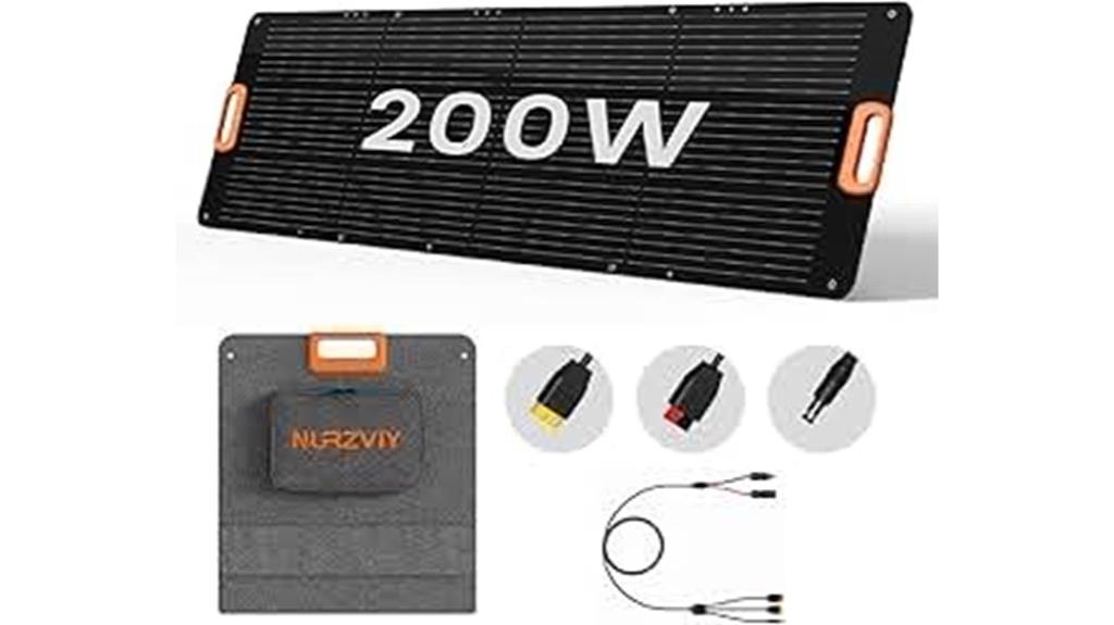 foldable 200w solar panel