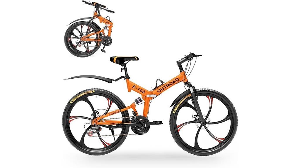 folding 26 inch full suspension