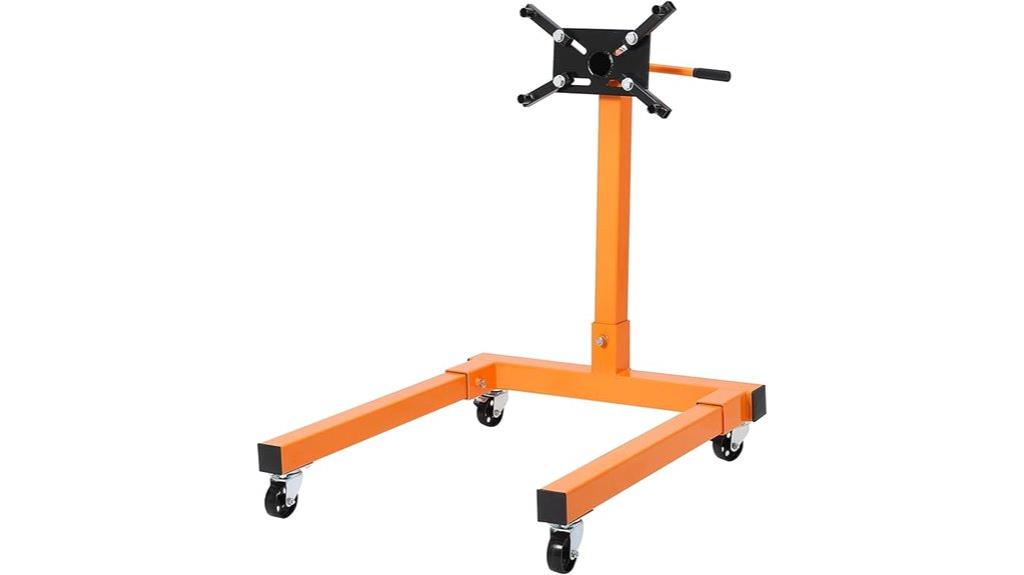 folding steel engine stand
