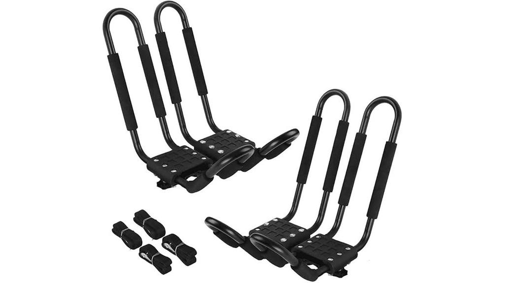 four j shaped kayak carriers