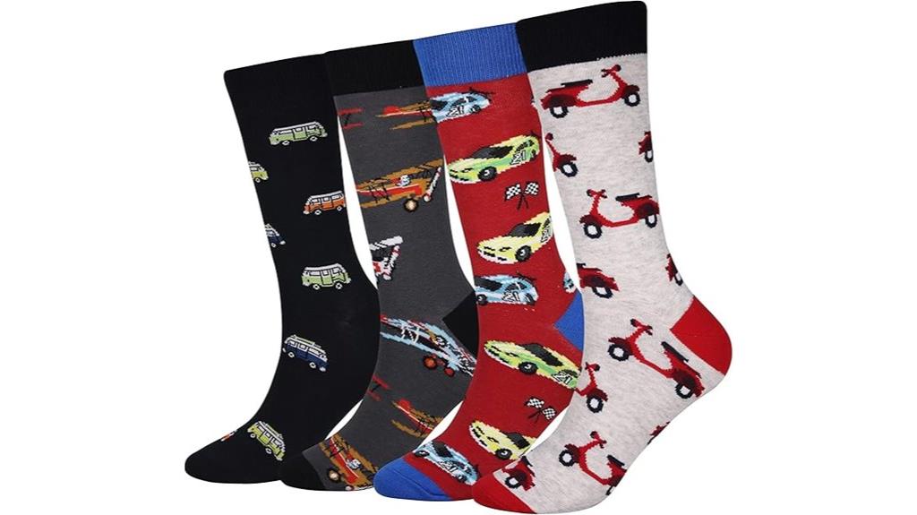 fun crazy dress socks