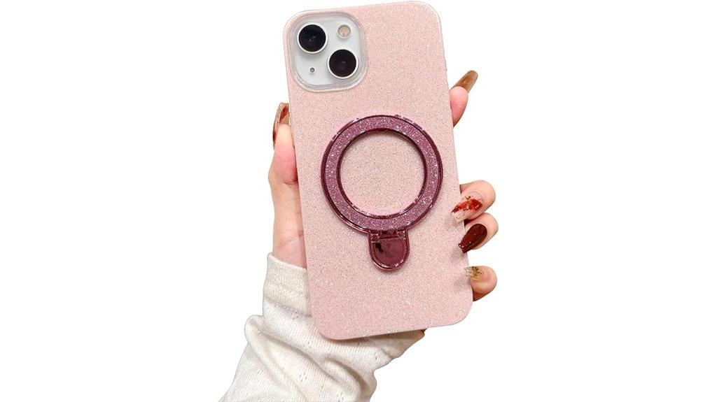glitter bling magnetic case