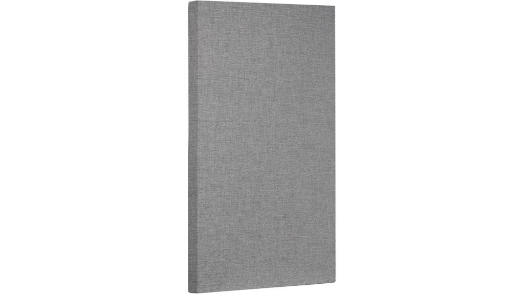 grey acoustic wall panel