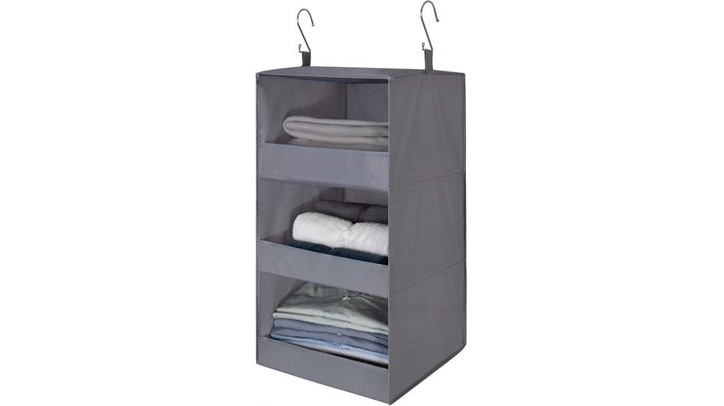 hanging closet organizer pack