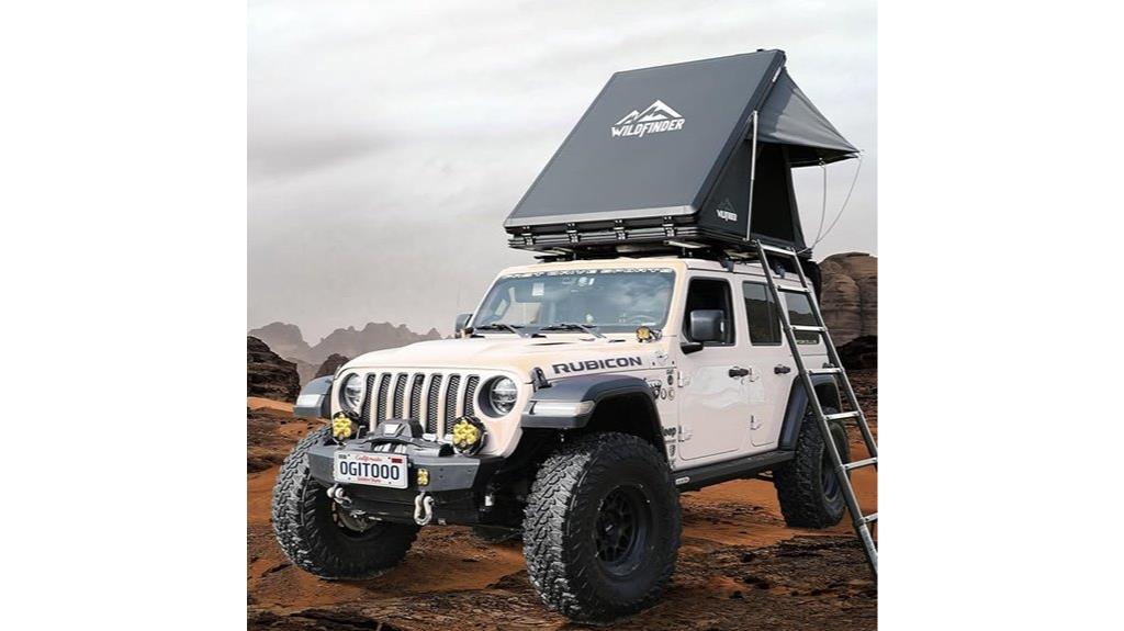 hardshell rooftop tent for three
