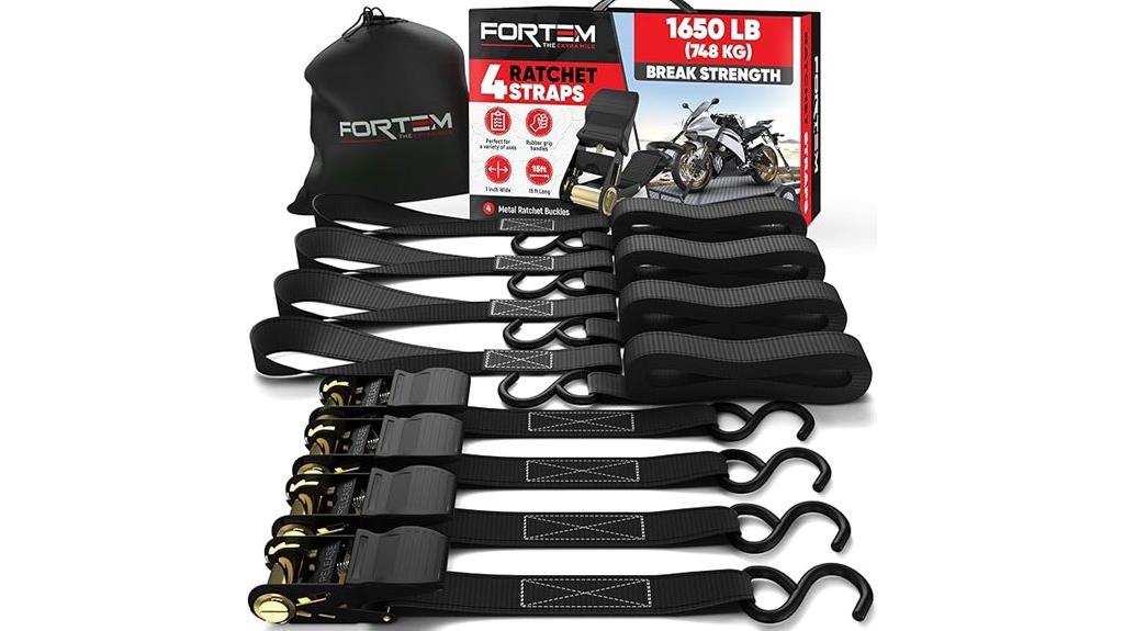 heavy duty 4 pack straps
