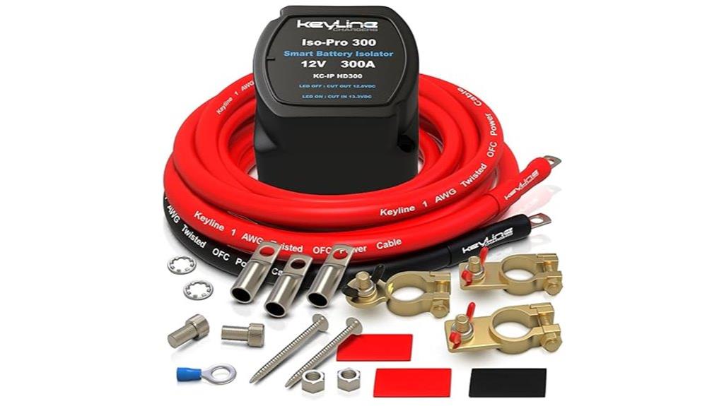 heavy duty dual battery isolator