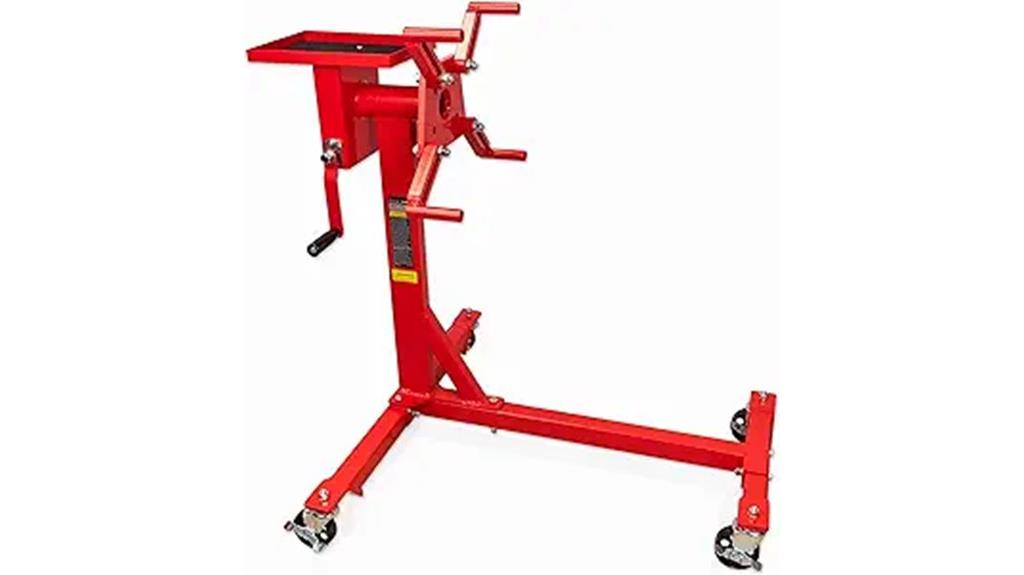 heavy duty engine rotating stand