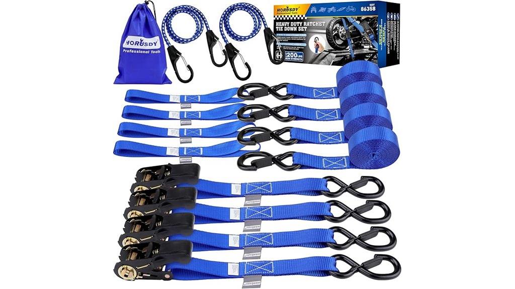 heavy duty ratchet straps pack