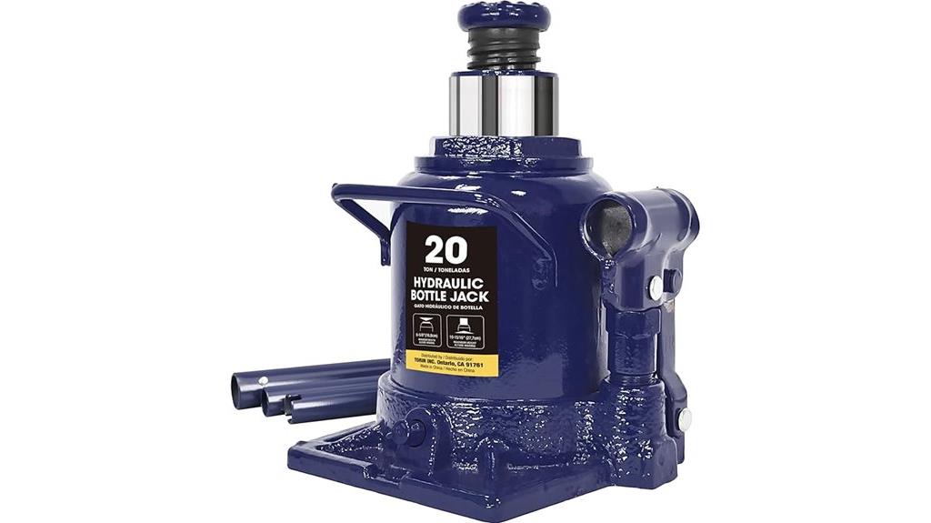 heavy duty red hydraulic jack