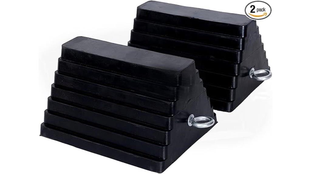 heavy duty rubber wheel chocks