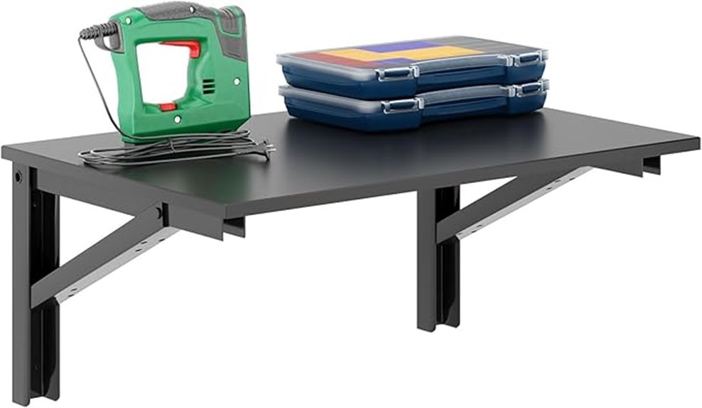 heavy duty wall mounted table
