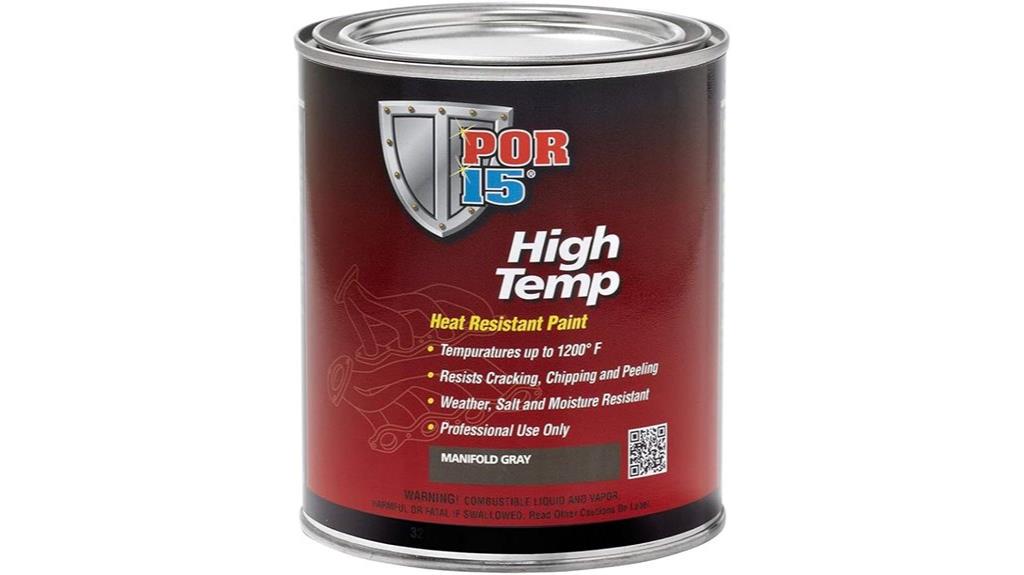 high temperature gray paint