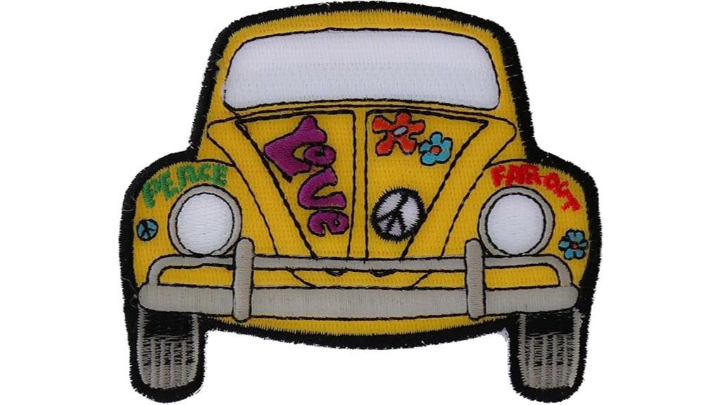 hippie bug car patch
