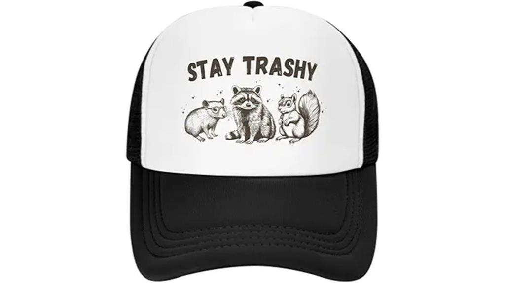 humorous adjustable trucker cap