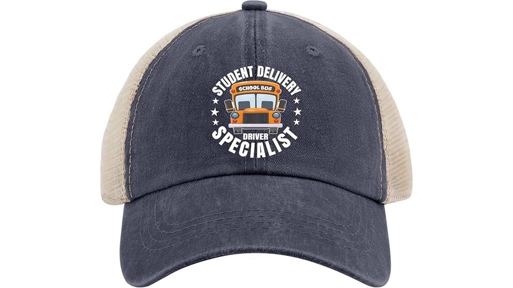 humorous bus driver hat