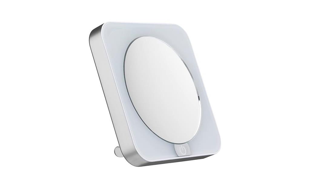 illuminated magnifying makeup mirror