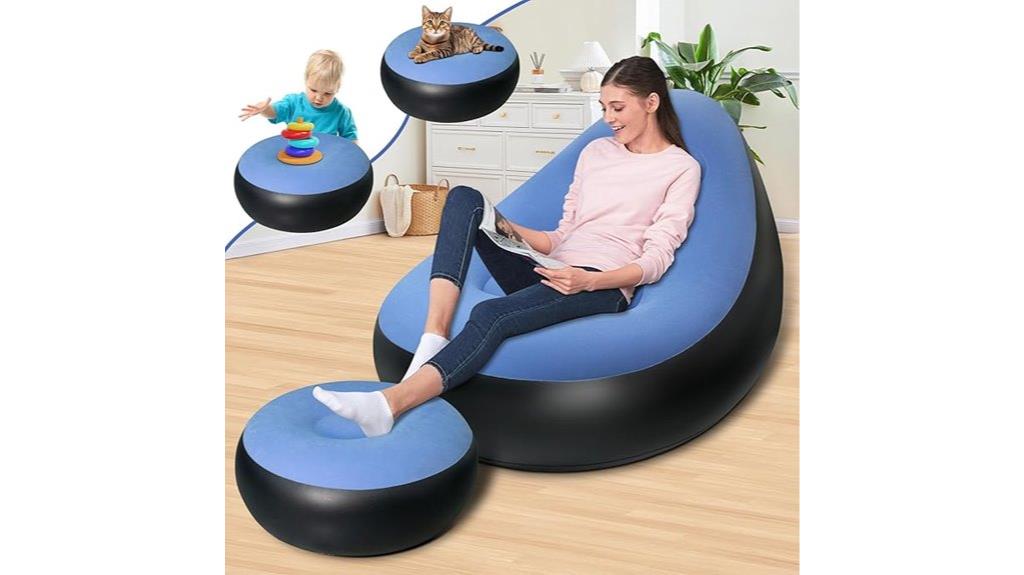 inflatable camping gaming chair