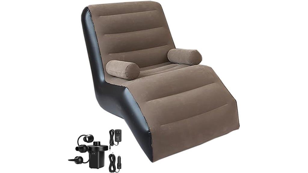 inflatable foldable lounge chair