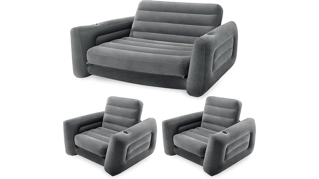 inflatable sofa bed set