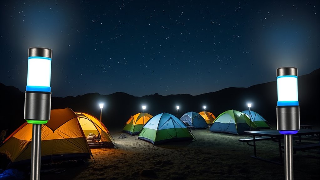 key camping light features