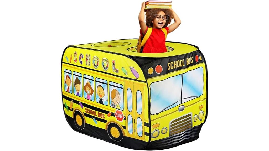 kids school bus tent